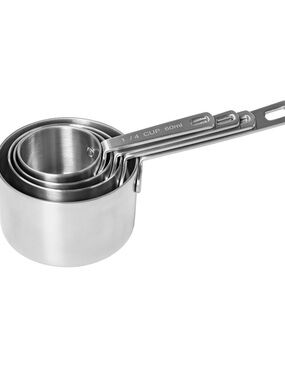 New! Fat Daddio's PROSERIES Stainless Steel Measuring Cups Set